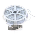 1Pc (50m) White Multi-Function Sturdy Garden Plant Twist Tie with Coated WiSEAU
