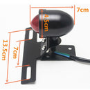 Black Motorcycle Brake Stop Turn Light Lamp Blinker Mounting Kit