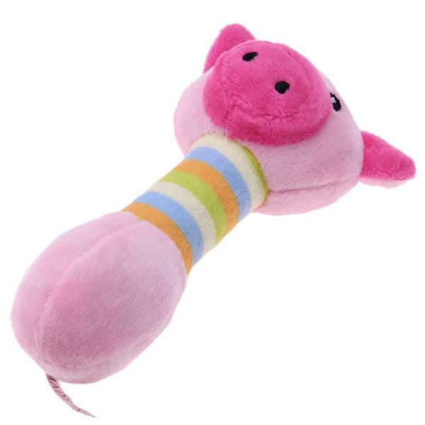 Funny Animal Shape Pet Puppy Dog Toys Plush Sound Squeaker Chewing Toys
