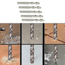 5 Pcs Extra Long 6mm 2 Flute HSS & Extended End Mill Cutter CNC Bit Set Steel