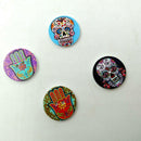 200pcs DIY Assorted 2 Holes Wood Buttons for Sewing Scrapbooking Crafts 20mm