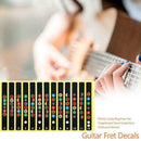 Guitar Scale Stickers For Electric Guitar Colorful Black Stickers N7M3