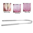 Stainless Steel Tongue Cleaner Scraper Oral Hygiene Bad Breath Care Health V4L1