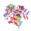 50Pcs National flags stickers DIY scrapbook suitcase laptop country map stickME