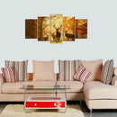 5PC HD Canvas Print Home Decor Wall Art Painting Picture Small Deer Unframed