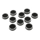 10 Pieces Plastic Nail Art Tips Powder Beads Storage Containers,Small Round