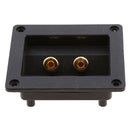 Universal Car Stereo 2 Way Speaker Box Terminal Square Connectors Subwoofer