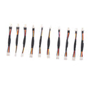 10pcs 4Pin Fan Connector PWM PC Reduce Fan Speed Power Male to Female Cable