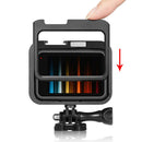 Aluminum Frame Housing Case for GoPro Hero 9 Camera Solid Protective Case Black