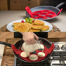 Pancake Flippin Mold Silicone Nonstick Baking Waffle Egg Cake Form New