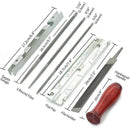 12-Pack Electric Chainsaw Pencil File Kit Wood Handle Depth Specification F D8N3