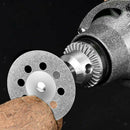 60Pcs Diamond Cutting Wheel with Mandrel and HSS Saw Blade Rotary Tool