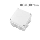 1PC Plastic Waterproof Electrical Junction Box 100*100*70mm IP65 With 7 Holes M&