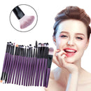 20pcs Makeup Brushes Set Powder Foundation Eyeshadow purple