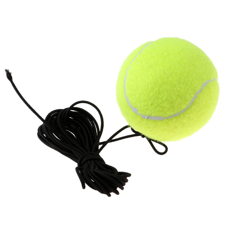 Set of 6 Rubber Tennis Training Balls on A Rope