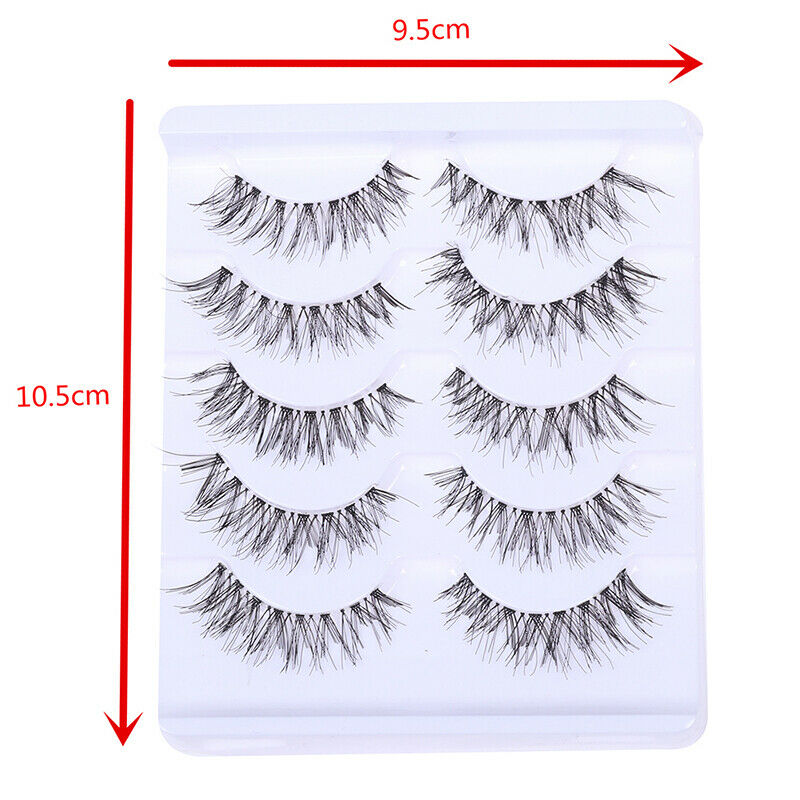 5 pairs of Japanese handmade false eyelaSEAU
