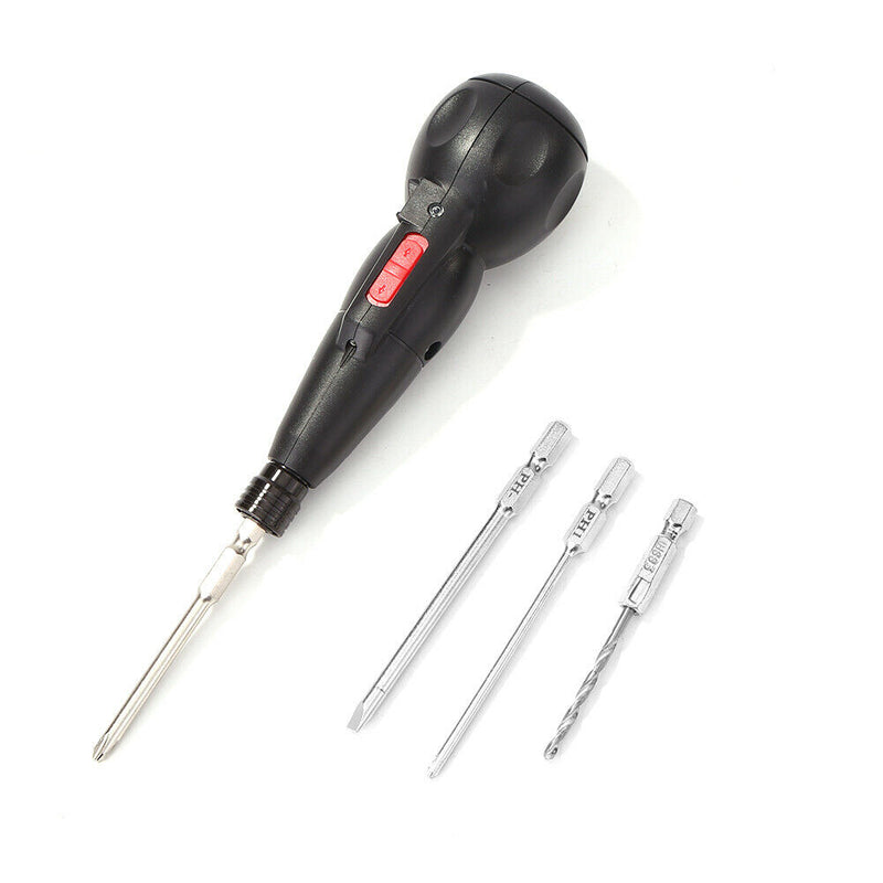 3.6V Rechargeable Electric Screwdriver Multi-function Power Tools (Black) A