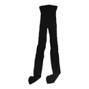 Women's Jacquard Leopard Pantyhose Tights Black