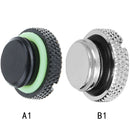 G1/4 Thread Low Profile Stop Plug Fitting for PC Water Cooling Radiator