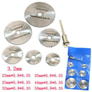 7PCS HSS Circular Saw Disc Set Dremel Mini Drill Rotary Tool Cutting Blade Set