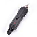 2Pcs 12V Universal Male Car Cigarette Lighter Socket Plug Connector 15A Fused TO