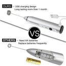 USB Charging Kitchen Whisk Gadget Three Speed Multifunction Egg Mixer Egg Beater