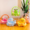 Baby Sofa Support Seat Cover Learning To Sit Plush Chair w/o Filler (Sheep)