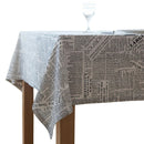 Retro Newspapers Pattern Decorative Table Cloth Cotton Linen Tablecloth Din Z4H9