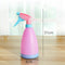 400ml Plastic Hairdressing Spray Bottle Blow Can Plant Flower Water Pink B1X6