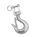 2pc 304 Stainless Steel Spring Gate Snap Hook Clip Marine Grade Lobster Claw