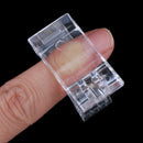 1pc nail crystal fixed clip nail art gel nail tip clip finger extension ME