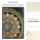 DIY Mandala Special Shaped Diamond Painting 50 Pages Sketchbook A5 Notebook