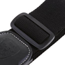 Durable Guitar Belt With PU leather Ends Fits for Guitar & Bass Accessory Black
