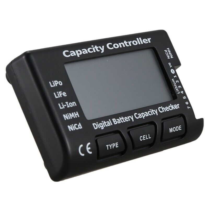 2.1" RC Cell Meter-7 Digital Battery Capacity Checker/Controller for NiCd / J1Q6