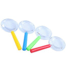 4pcs plastic mini magnifying glass children's toys W1N9