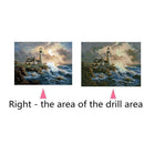 Full Seascape Diamond Painting DIY Embroidery Cross Stitch Needlework Craft