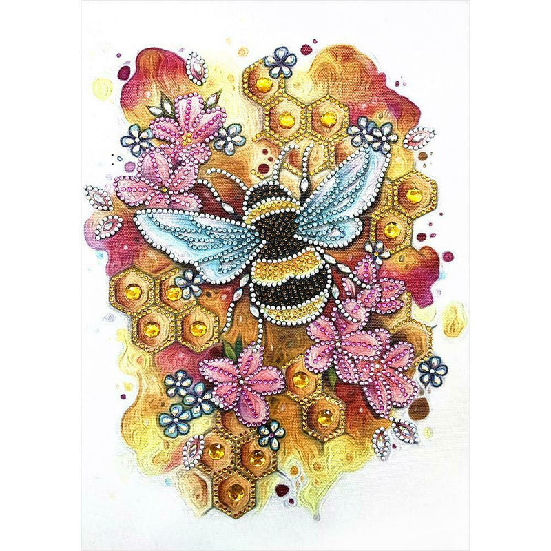 5D DIY Special Shaped Diamond Painting Bee Cross Stitch Mosaic Craft Kits