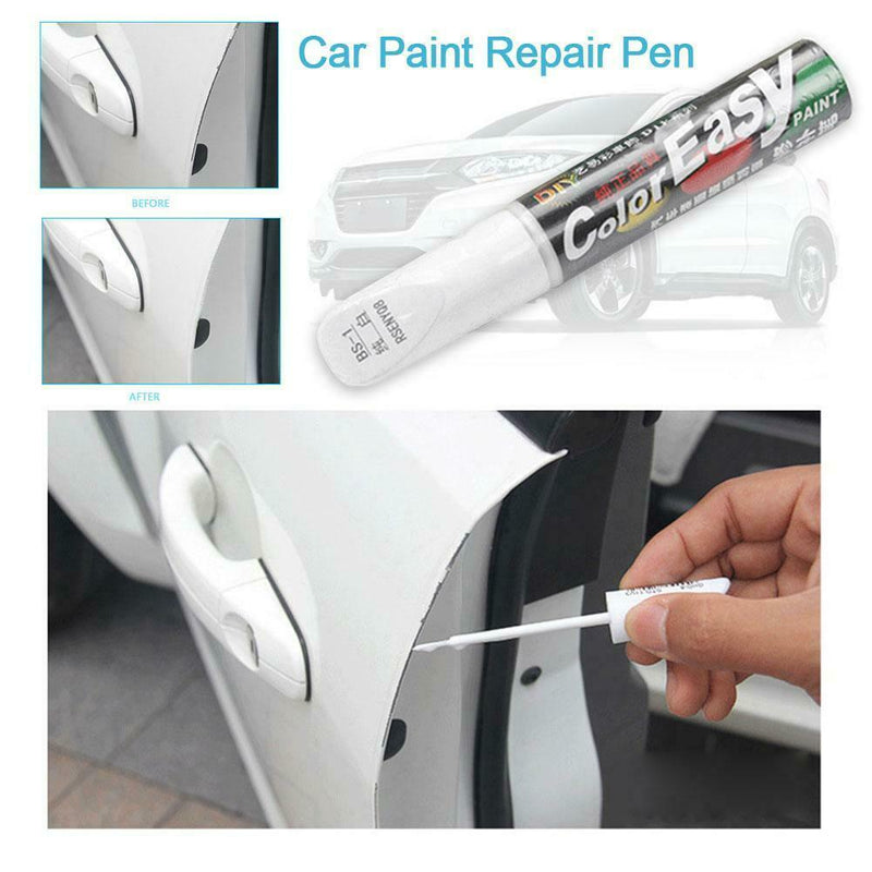 Universal Waterproof Car Scratch Repair Remover Pen Paint Care Tool (White) A