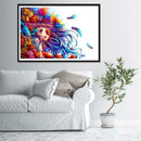 5D DIY Full Drill Diamond Painting Flowers Butterfly Girl Cross Stitch Kits