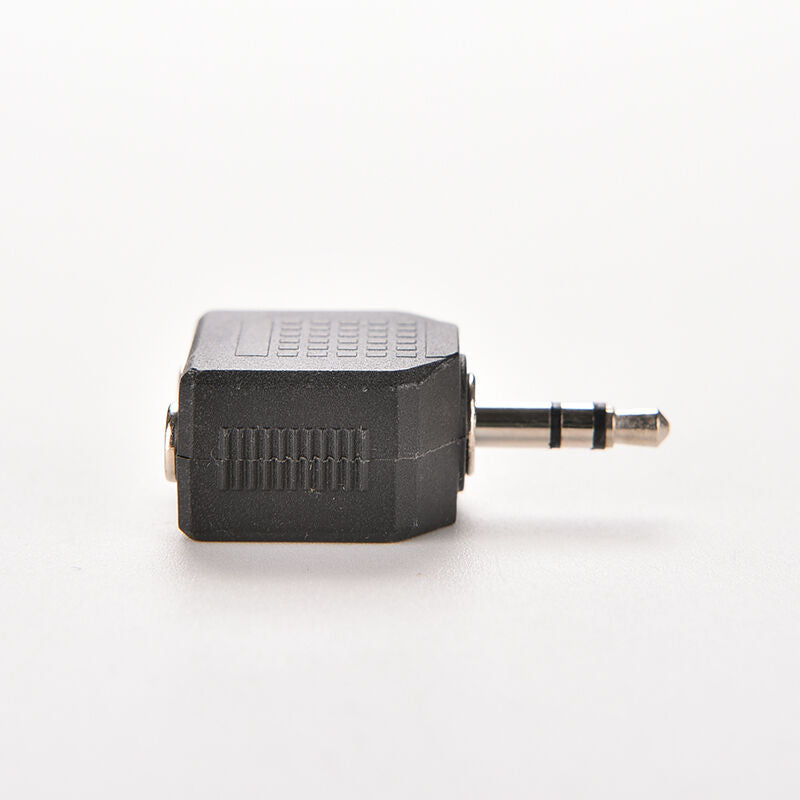 3.5mm Stereo Y Splitter Audio Adapter - 1/8" Male Plug to 2 Dual Female Jacks ES