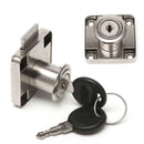 Drawer Cam Lock 22mm with 2 Keys For Cabinet Office-Wardrobe-Cupboard