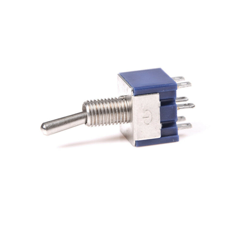 5Pcs 6Pin 3Position ON-OFF-ON DPDT Latching Toggle Switch AC 125V/6A E Jc