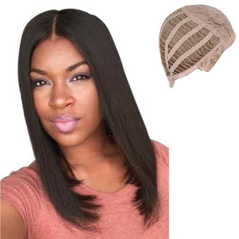 Fashion Full Wig Hair Products U Part Human Hair Wigs Straight Long Hair Wig