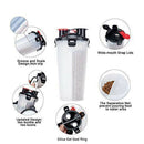1X(Dog Water Bottle,Portable Pet Travel Water Bottle,Leak Proof Outdoor Dri