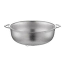 2PC Stainless Steel Strainer Food Sieve Fruit Washing Bowl Kitchen Storage