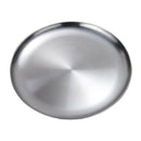Stainless Steel Round Without Lid Serving Dish Platter Kitchen Buffet 26cm