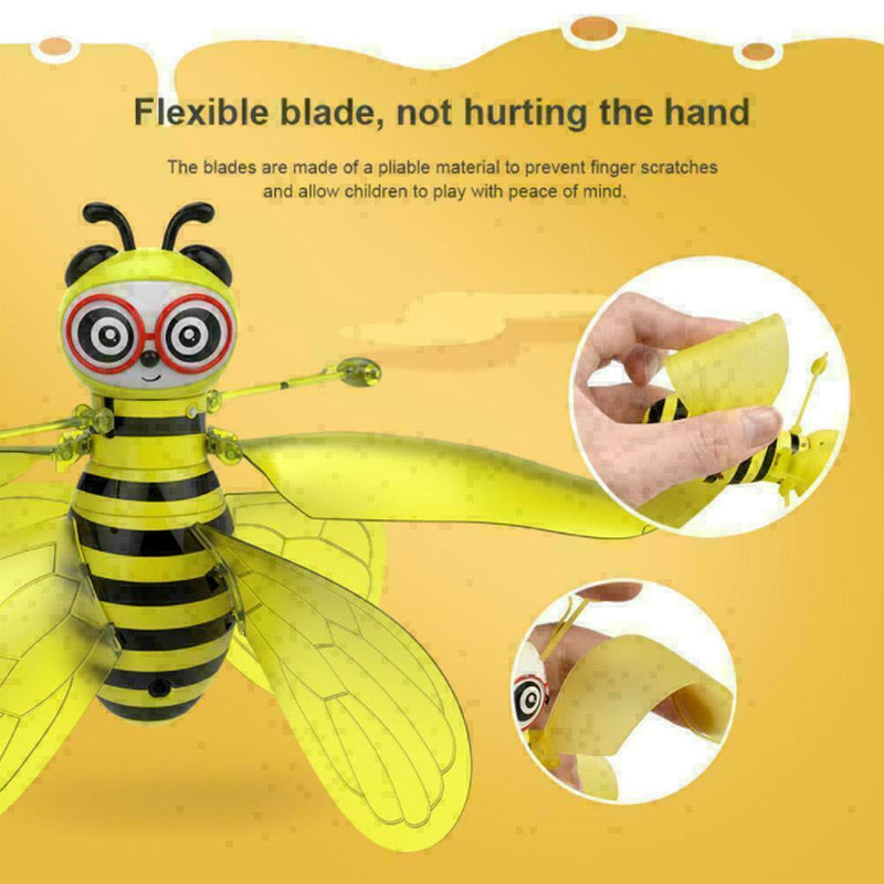 Simulation Little Bee Aircraft Toys Gesture Induction A4J3 Flyin Smart Toys P6K1