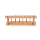 6 Holes Lab Wooden Test Tube Storage Holder Bracket Rack With Stand Sticks LJ