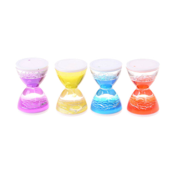 Colorful Liquid Sensory Tube Comfort Motion Visual Timer Hourglass Decor Fad JR