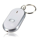 White LJd Whistle Car Key Finder Seeker Locator Find Lost Keyring Gadgets LJ